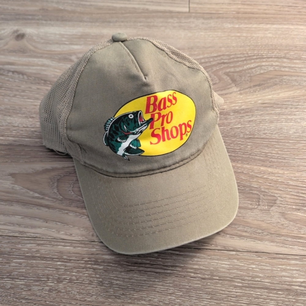 Bass Pro Shops Tan Snapback Dad Hat